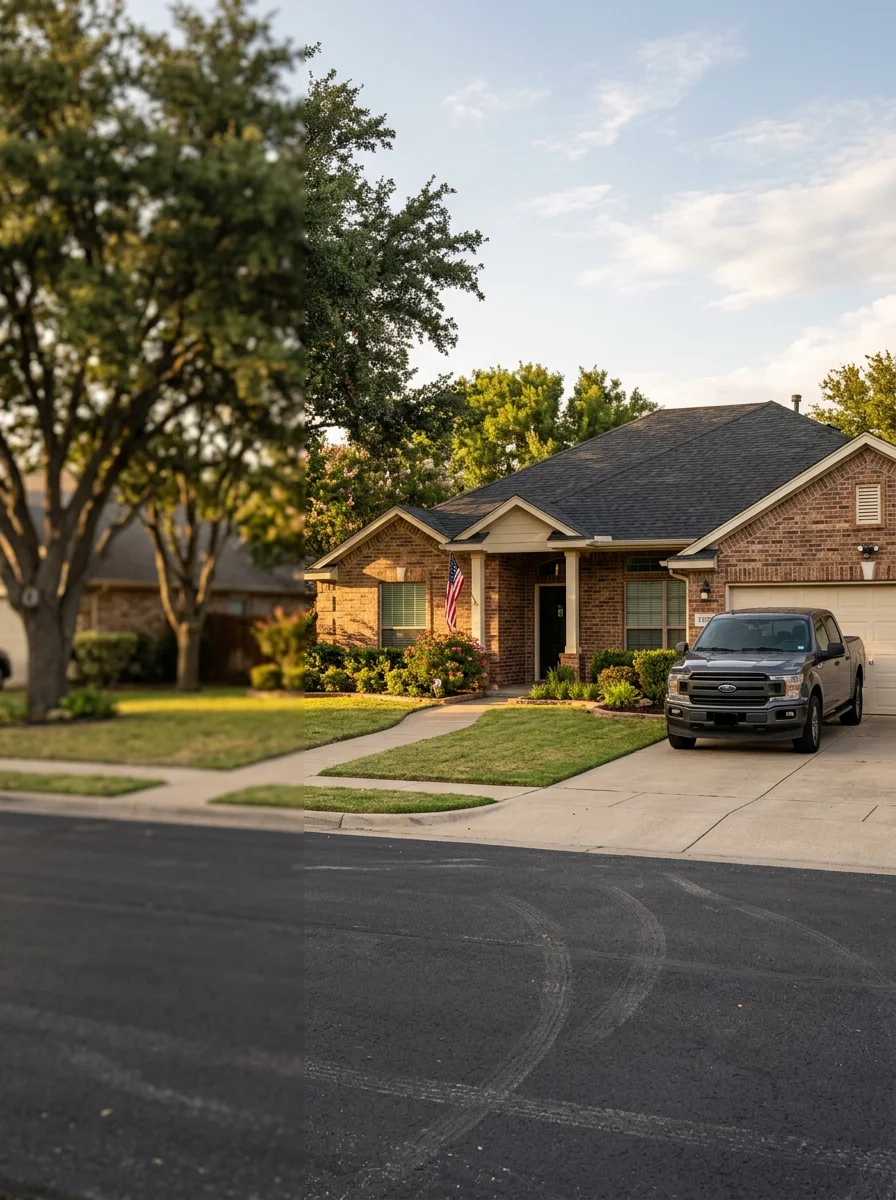 Seagoville home exterior showing traditional residential architecture and well-maintained property typical of the area.